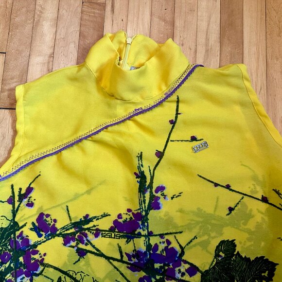 Vintage Late 90's Early 2000s, Gsus Sindustries, Floral Sheer Blouse/Tank Petite - Picture 2 of 8